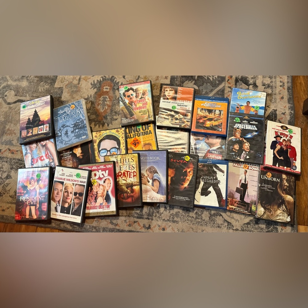 Assorted DVD Movie Collection 21 DVDs and 2 blue rays